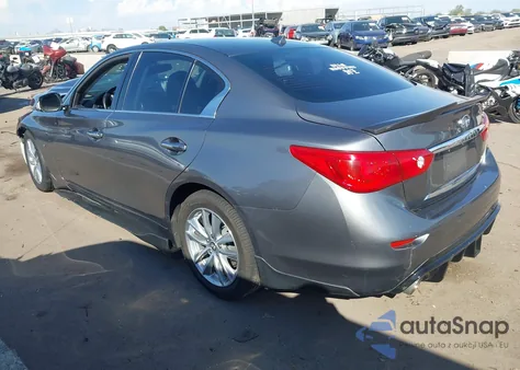 2014 Infiniti Q50 Premium из США, поврежденный, VIN JN1BV7APXEM675811